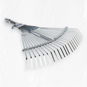 Garda 30-45 cm Ayarlı Metal Çim ve Yaprak Toplama Tırmığı