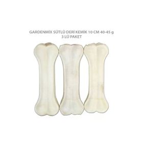 Garden Mix 10 cm 3'lü Sütlü Press Kemik