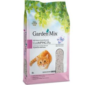 Garden Mix 10 lt Bentonit Bebek Pudra Kokulu İnce Taneli Kedi Kumu