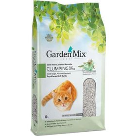 Garden Mix 10 lt Bentonit İnce Taneli Marsilya Sabunu Kokulu Kedi Kumu
