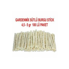 Garden Mix 100x5 gr Sütlü Burgu Köpek Ödül Kemiği