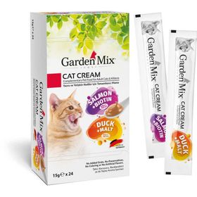 Garden Mix 15 gr 24 Adet XXL Somon Ördek Kedi Kreması