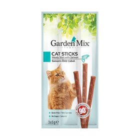 Garden Mix 24x15 gr Somon Biotin ve Ördek Malt Ek Besin Kedi Ödül Kreması