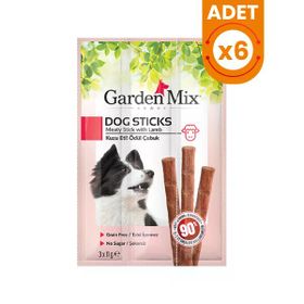 Garden Mix 3 Adet 6x11 gr Kuzu Etli Stick Köpek Ödül Maması