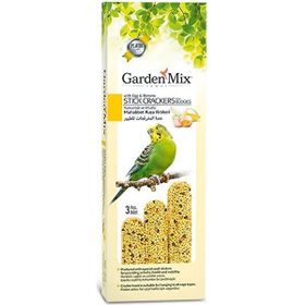 Garden Mix 3'lü Muzlu ve Yumurtalı Muhabbet Kuş Krakeri
