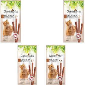 Garden Mix 3x5 gr 4'lü Dana Etli Kedi Stick Ödülü