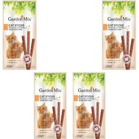 Garden Mix 3x5 gr 4'lü Tavuklu Kedi Stick Ödül