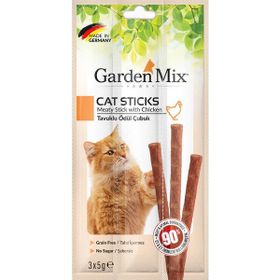Garden Mix 3x5 gr 50‘li Tavuklu Kedi Stick Ödül