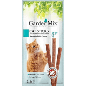 Garden Mix 3x5 gr Somonlu Sticks Kedi Ödülü