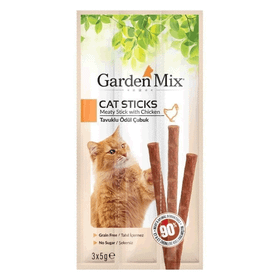 Garden Mix 3x5 gr Tavuklu Sticks Kedi Ödülü
