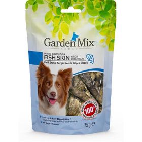 Garden Mix 75 gr Balık Derisi Sargılı Kemik Köpek Ödülü