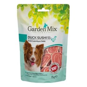 Garden Mix 75 gr Ördekli Sushi Düşük Yağlı Şekersiz Köpek Ödül Maması
