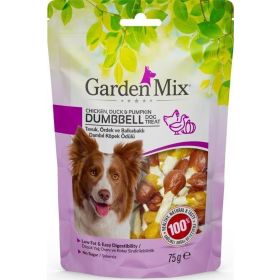 Garden Mix 75 gr Tavuk Ördek ve Balkabaklı Dambıl Köpek Ödülü