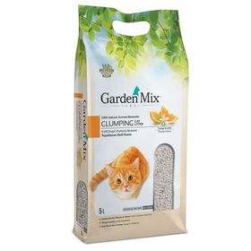 Garden Mix Bentonit 5 lt Portakallı İnce Kedi Kumu