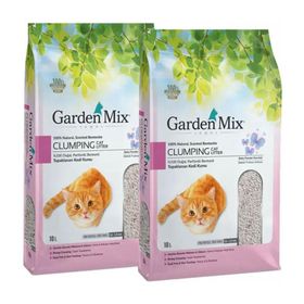 Garden Mix Bentonit Bebek Pudrası Kalın Taneli 2x10 lt Kedi Kumu