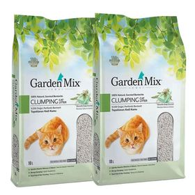 Garden Mix Bentonit Marsilya Sabunu İnce 2x10 lt Kedi Kumu