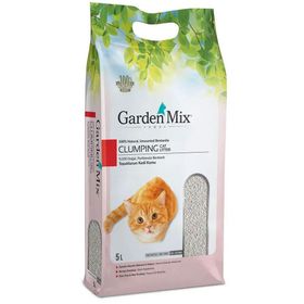 Garden Mix Bentonit Parfümsüz İnce 5 lt Kedi Kumu
