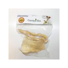 Garden Mix Beyaz 100 gr Kurutulmuş Dana Kelle Derisi Köpek Ödül Maması