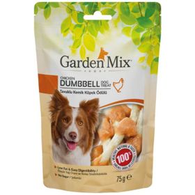 Garden Mix Chicken Dumbell 75 gr Tavuk Sargılı Kemik Köpek Ödülü