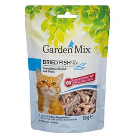 Garden Mix Dried Fish Kurutulmuş Balıklı 60 gr Kedi Ödülü