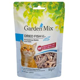 Garden Mix Dried Fish Kurutulmuş Balıklı 60 gr Kedi Ödülü