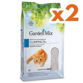 Garden Mix Kalın Taneli 2x10 lt Kokusuz Kedi Kumu