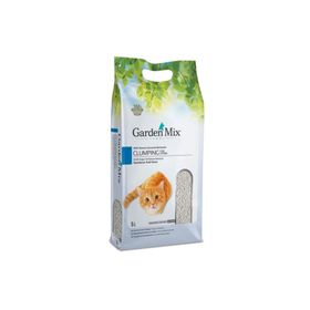 Garden Mix Kalın Taneli Topaklaşan Kokusuz 5 lt Doğal Kedi Kumu