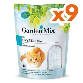 Garden Mix Kokulu Silika 3.8 lt 9 Adet Kedi Kumu