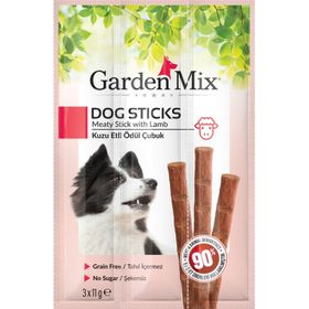 Garden Mix Kuzu Etli Stick 11 gr 3 Adet Köpek Ödül Maması