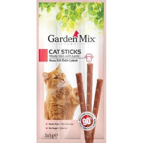 Garden Mix Kuzu Etli Tahılsız 3x15 gr Kedi Ödül Çubuğu