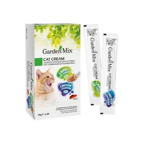 Garden Mix Kuzulu ve Tavuklu Sıvı 24x15 gr Kedi Ödül Maması