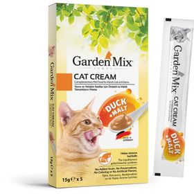 Garden Mix Malt ve Ördekli Krema 5x15 gr Kedi Ödül Maması