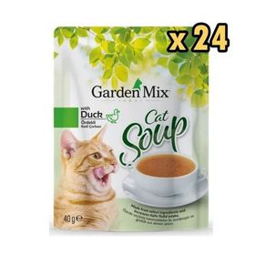 Garden Mix Ördekli 24x40 gr Kedi Çorbası