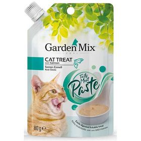 Garden Mix Paste Somonlu Ezmeli Sıvı 80 gr Kedi Ödülü