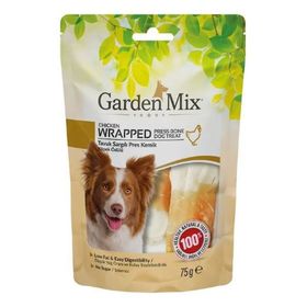 Garden Mix Sargılı Pres Kemik Düşük Yağlı Şekersiz 75 gr Köpek Ödül Maması