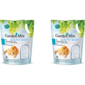 Garden Mix Silica Crystal 1.4 kg - 2x3.8 lt Kedi Kumu