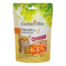 Garden Mix Tavuklu 60 gr Düşük Yağlı Şekersiz Kedi Ödülü
