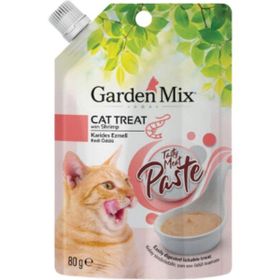 Garden Mix Tavuklu ve Karidesli 80 gr Ezme Kedi Ödül Maması