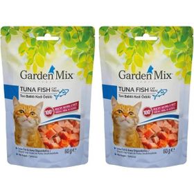 Garden Mix Ton Balıklı 2x60 gr Kedi Ödülü