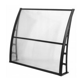 Garden Plastik 105x120 cm Şeffaf Lupin Kapı Pencere Üstü Pratik Sundurma