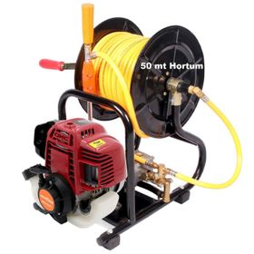 Garden Pro GP-900/4T Makaralı 4 Zamanlı 50 mt Hortumlu İlaçlama Makinesi