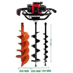 Garden Pro TKDZ-03-52 Set-2 Toprak Burgu Makinesi