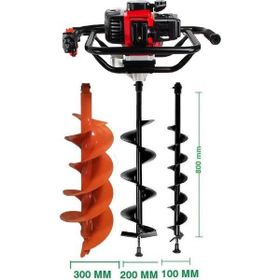 Garden Pro TKDZ-03-52 Set-2 Toprak Burgu Makinesi
