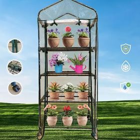 Gardener 16040 4 Katlı Portatif Bahçe Serası