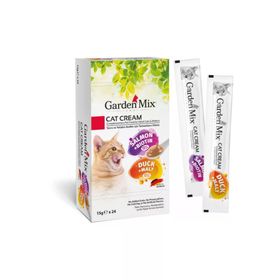 Gardenmix 24x15 gr Somon ve Ördek Lezzetleri Kedi Kreması