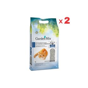 Gardenmix 2x10 lt Aktif Karbonlu İnce Taneli Bentonit Kedi Kumu