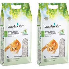 Gardenmix 2x5 Lt Bentonit Marsilya Sabunu İnce Taneli Topaklanan Kedi Kumu