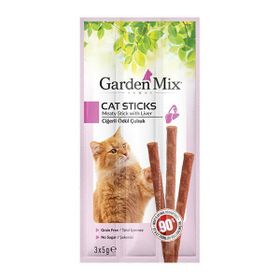Gardenmix 3x5 gr Ciğerli Kedi Ödül Çubuğu