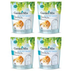 Gardenmix 4x3.8 lt Kokulu Silika Kedi Kumu