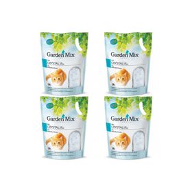 Gardenmix 4x3.8 lt Kokulu Silika Kedi Kumu